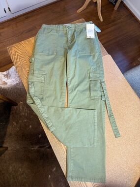 NWT! LOVEGEN Olive Green Utility Cargo Pants